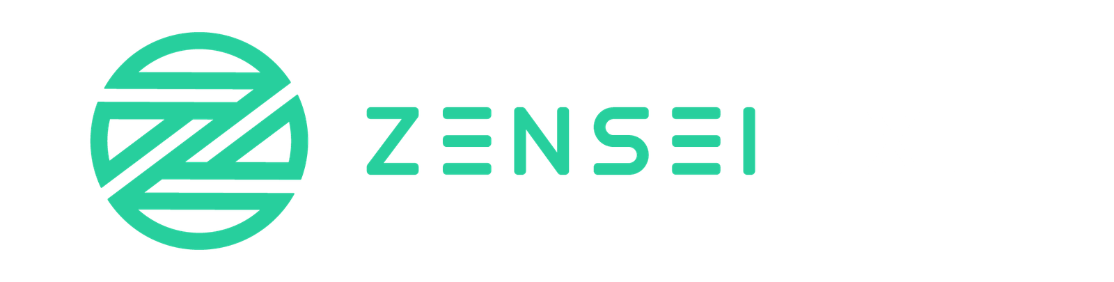 Zensei Exit - Logo Horizontal - BlackBG